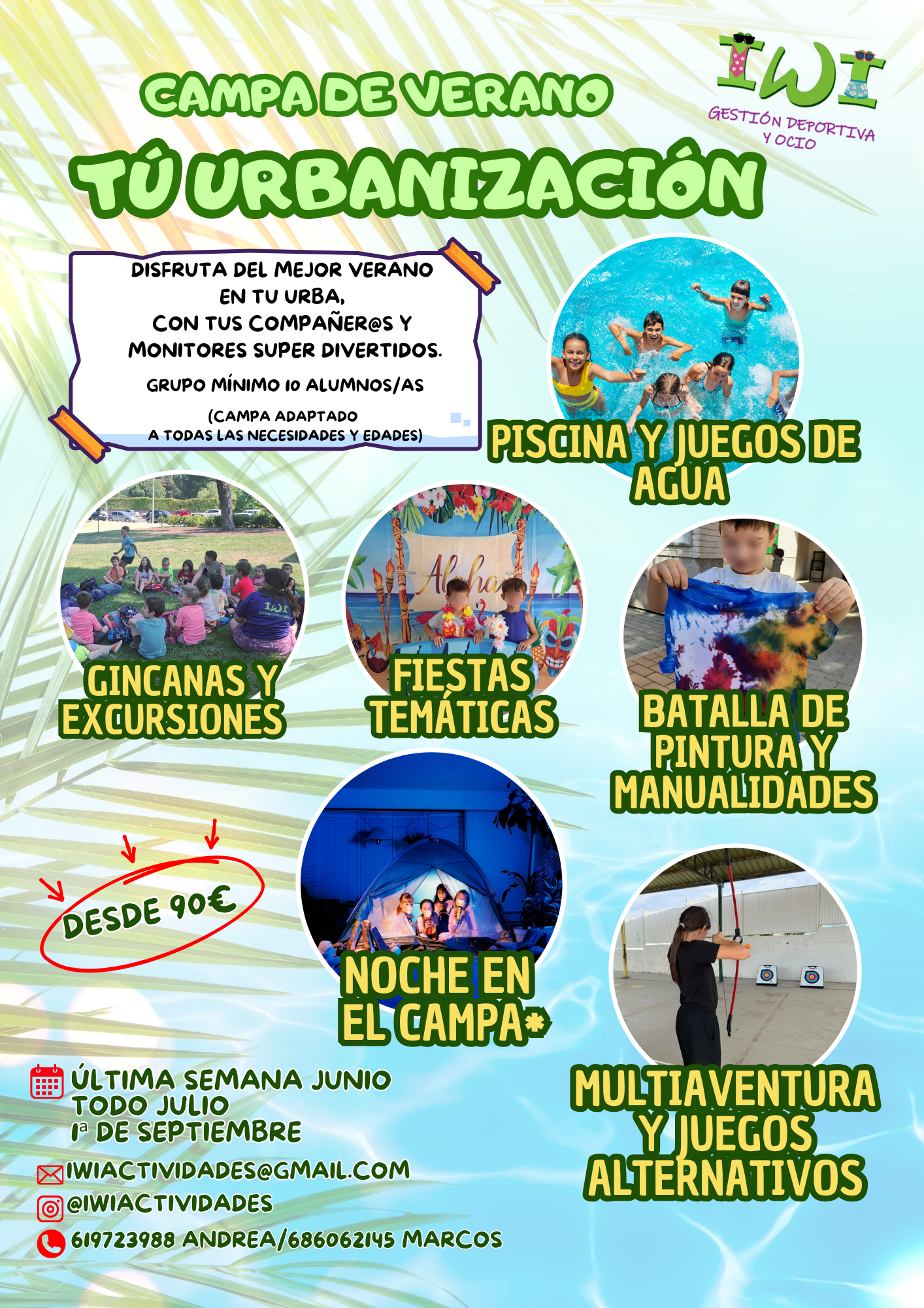 EN TÚ URBANIZACIÓN CAMPAMENTO DE VERANO 2026